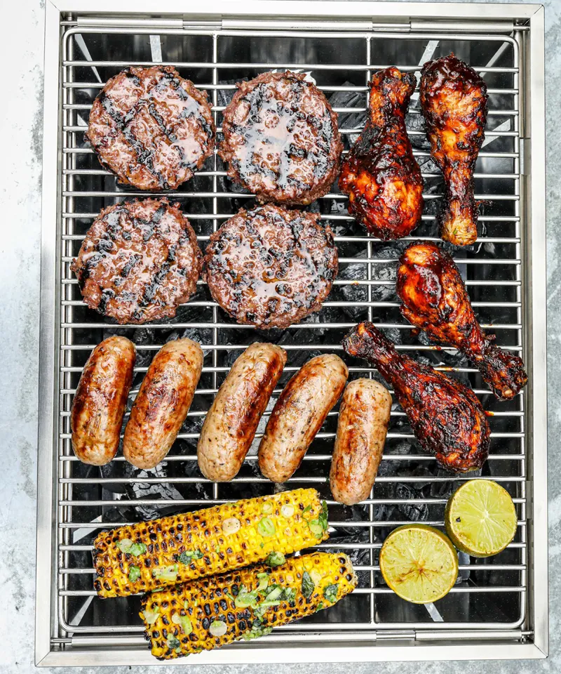 ProQ Flatdog Folding Stainless Steel BBQ-5